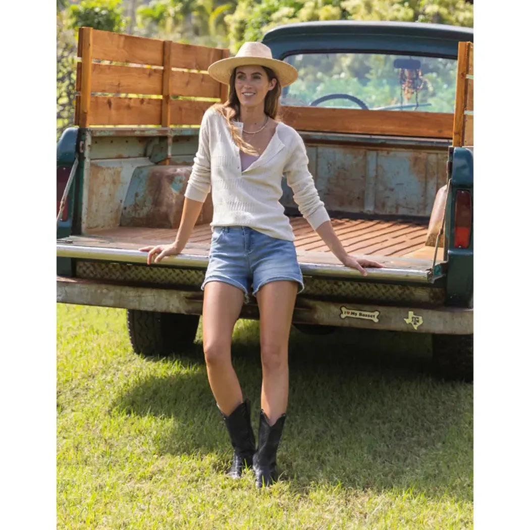 Carve Designs Women's Amara Pointelle Sweater-Women's - Clothing - Tops-Carve Designs-Appalachian Outfitters
