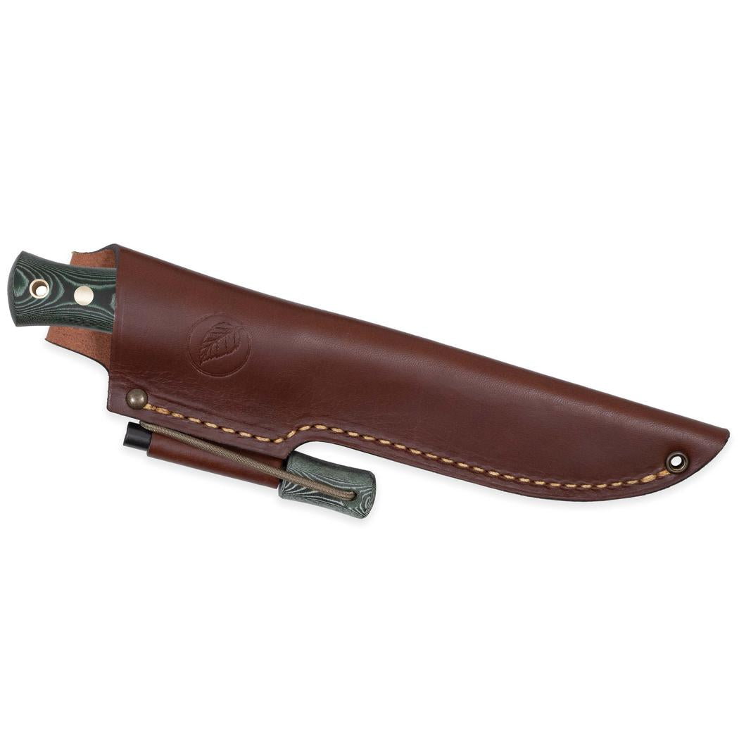 Casstrom No 14 Swedish Forest Knife Green Micarta with Firesteel-Camping - Accessories - Knives-Casstrom-Appalachian Outfitters