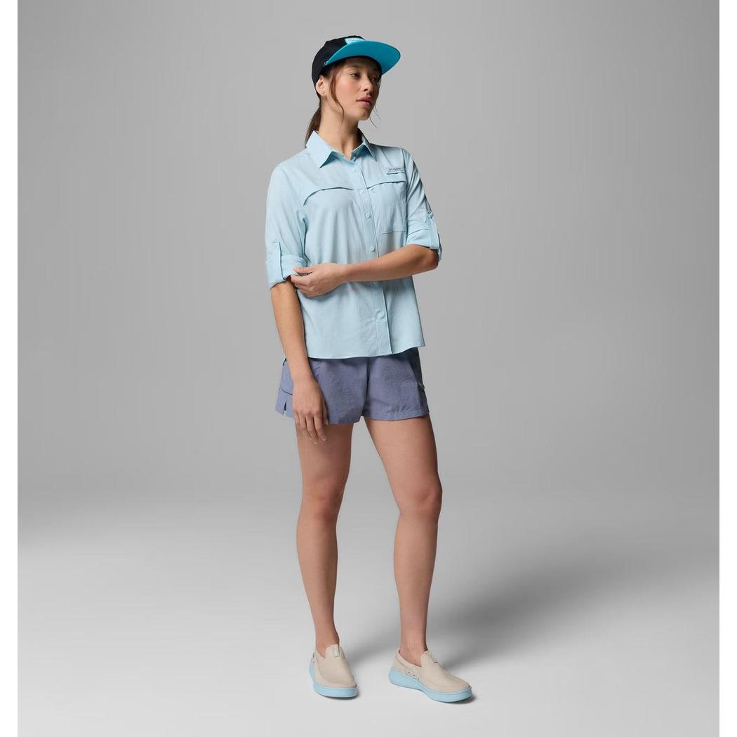 Columbia Sportswear Women's PFG Castback Woven Long Sleeve-Women's - Clothing - Tops-Columbia Sportswear-Appalachian Outfitters