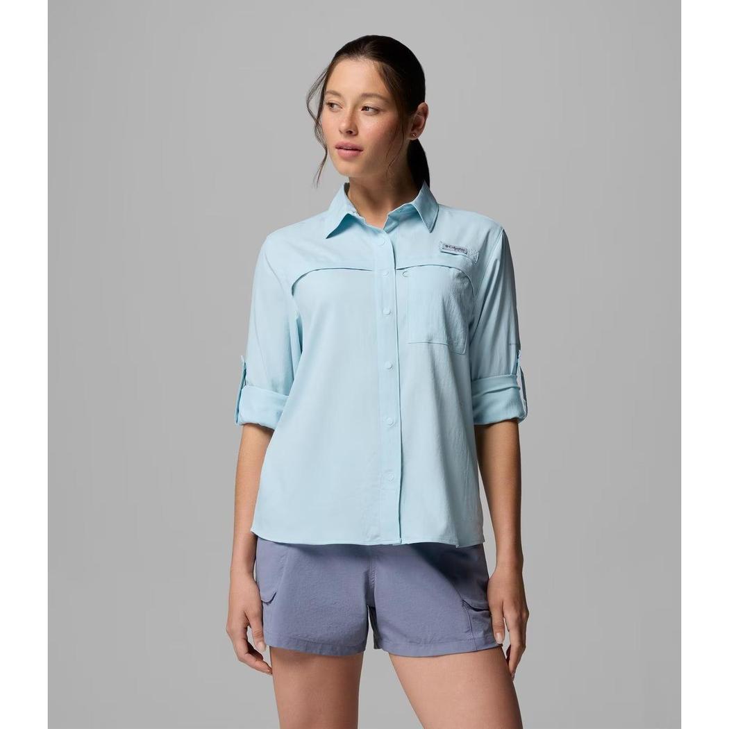 Columbia Sportswear Women's PFG Castback Woven Long Sleeve-Women's - Clothing - Tops-Columbia Sportswear-Appalachian Outfitters