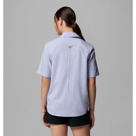 Columbia Sportswear Women's PFG Castback Woven Short Sleeve-Women's - Clothing - Tops-Columbia Sportswear-Appalachian Outfitters