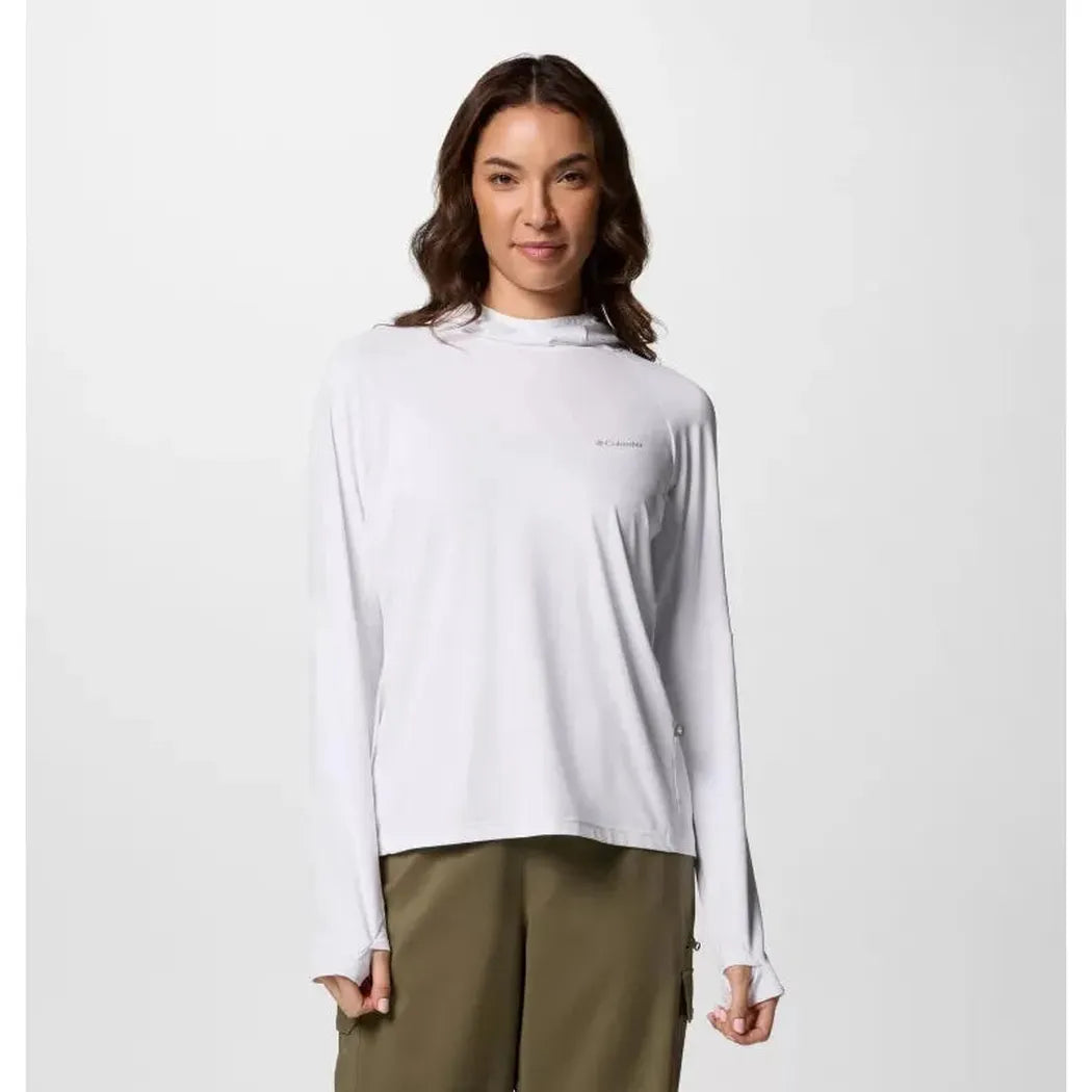 Columbia Sportswear Women's Skien Valley Hoodie-Women's - Clothing - Tops-Columbia Sportswear-White-S-Appalachian Outfitters