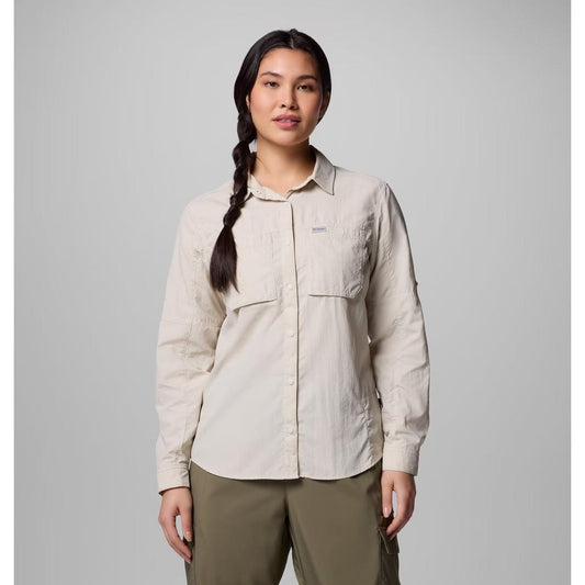 Columbia Sportswear Women's Skien Valley Long Sleeve Shirt-Women's - Clothing - Tops-Columbia Sportswear-Dark Stone-S-Appalachian Outfitters