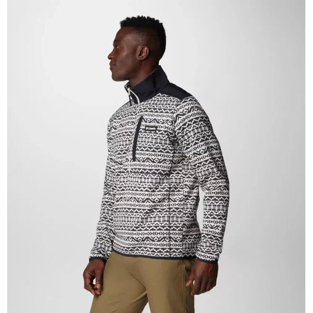 Columbia Sportswear Men's Sweater Weather Printed Half Zip-Men's - Clothing - Jackets & Vests-Appalachian Outfitters