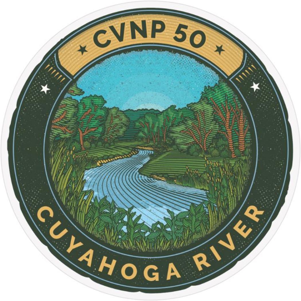 Conservancy for CVNP Cuyahoga River 50th Anniversary Collectible Stickers-Accessories - Novelty - Stickers-Conservancy for CVNP-Appalachian Outfitters