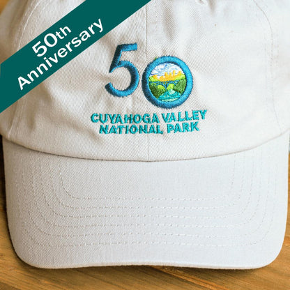 Conservancy for CVNP CVNP 50th Anniversary Logo Cap-Accessories - Hats - Unisex-Conservancy for CVNP-Appalachian Outfitters