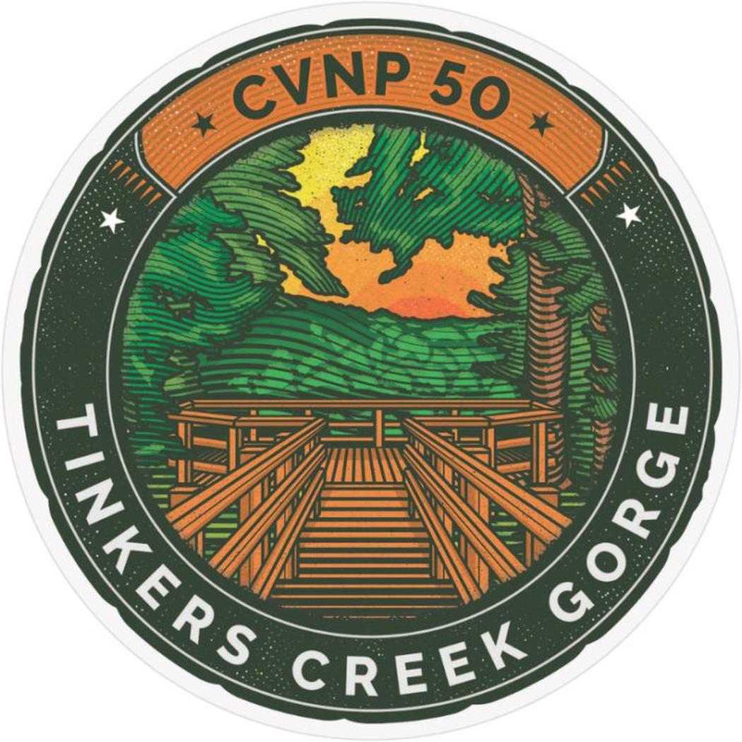 Conservancy for CVNP Tinkers Creek 50th Anniversary Collectible Stickers-Accessories - Novelty - Stickers-Conservancy for CVNP-Appalachian Outfitters