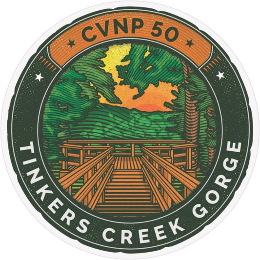 Conservancy for CVNP Tinkers Creek 50th Anniversary Collectible Stickers-Accessories - Novelty - Stickers-Conservancy for CVNP-Appalachian Outfitters