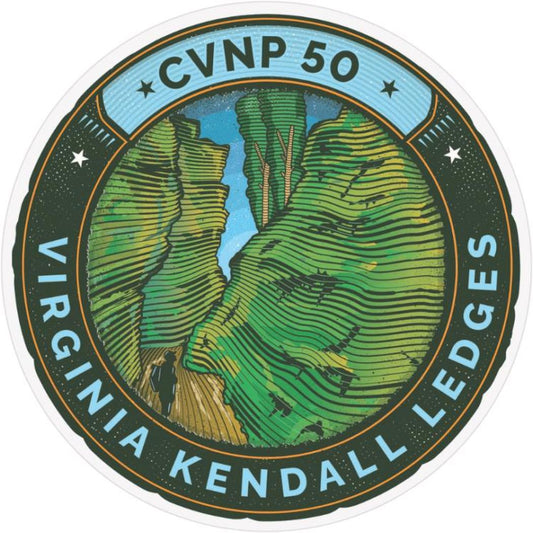 Conservancy for CVNP Virginia Kendall Ledges 50th Anniversary Collectible Stickers-Accessories - Novelty - Stickers-Conservancy for CVNP-Appalachian Outfitters