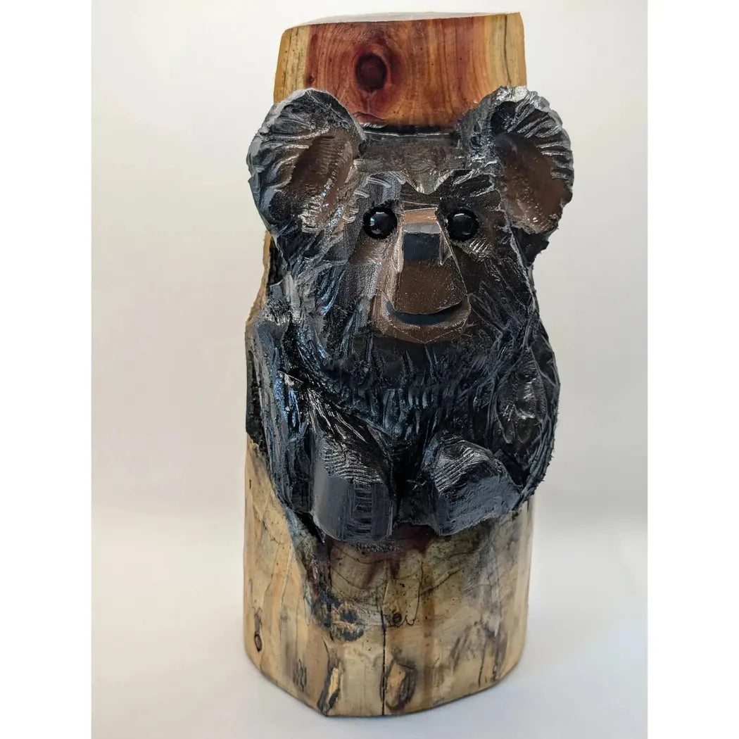 Creation Carvings Cute Bear Carving for Office or Home-Accessories - Novelty - Decor-Creation Carvings-Appalachian Outfitters