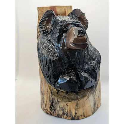 Creation Carvings Cute Bear Carving for Office or Home-Accessories - Novelty - Decor-Creation Carvings-Appalachian Outfitters