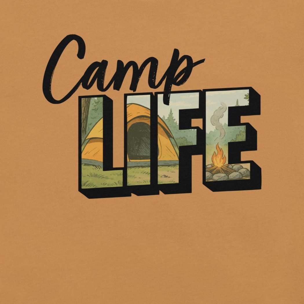 Cuyahoga Valley Clothing Company Camp Life T-Shirt-Unisex - Clothing - Tops-Cuyahoga Valley Clothing Company-Appalachian Outfitters
