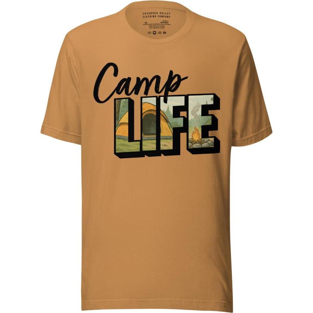 Cuyahoga Valley Clothing Company Camp Life T-Shirt-Unisex - Clothing - Tops-Cuyahoga Valley Clothing Company-Appalachian Outfitters