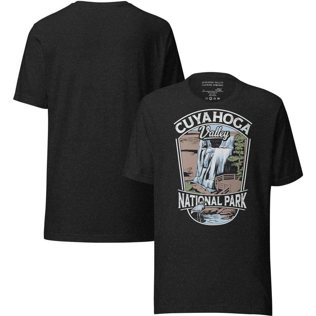Cuyahoga Valley Clothing Company CVNP Brandywine Falls T-Shirt-Unisex - Clothing - Tops-Cuyahoga Valley Clothing Company-Appalachian Outfitters