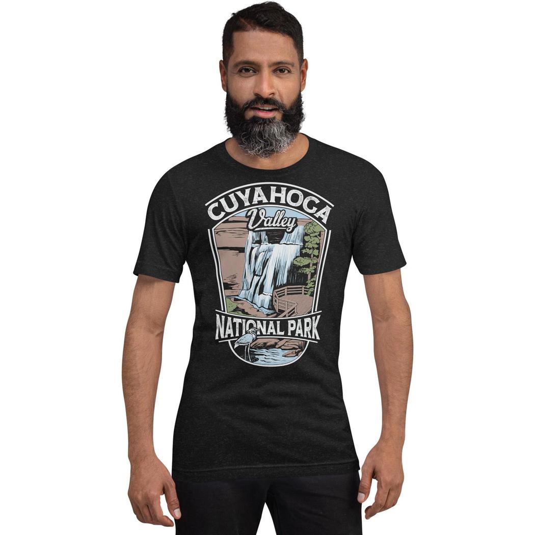 Cuyahoga Valley Clothing Company CVNP Brandywine Falls T-Shirt-Unisex - Clothing - Tops-Cuyahoga Valley Clothing Company-Appalachian Outfitters