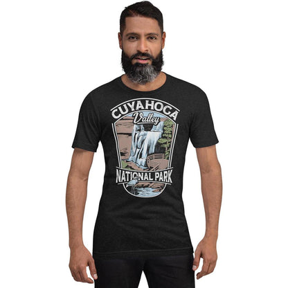 Cuyahoga Valley Clothing Company CVNP Brandywine Falls T-Shirt-Unisex - Clothing - Tops-Cuyahoga Valley Clothing Company-Appalachian Outfitters