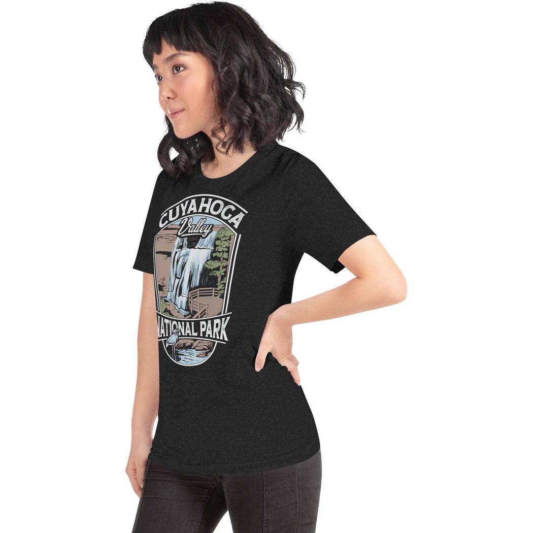 Cuyahoga Valley Clothing Company CVNP Brandywine Falls T-Shirt-Unisex - Clothing - Tops-Cuyahoga Valley Clothing Company-Appalachian Outfitters