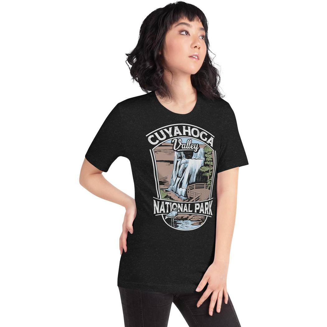 Cuyahoga Valley Clothing Company CVNP Brandywine Falls T-Shirt-Unisex - Clothing - Tops-Cuyahoga Valley Clothing Company-Appalachian Outfitters