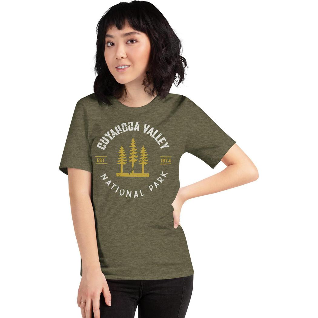 Cuyahoga Valley Clothing Company CVNP Tree-Shirt-Unisex - Clothing - Tops-Cuyahoga Valley Clothing Company-Appalachian Outfitters
