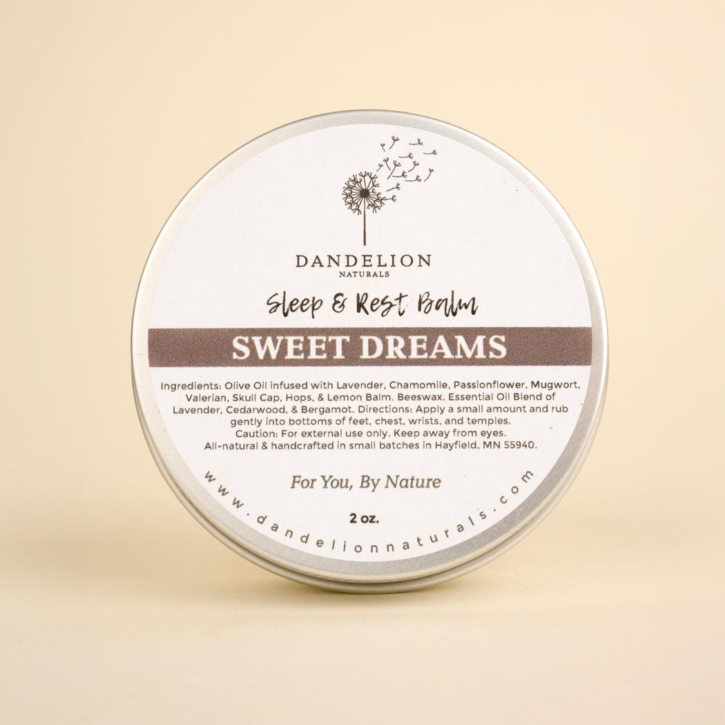 Dandelion Naturals Sweet Dreams Balm for Sleep Aid-Camping - First Aid - Skin Care-Dandelion Naturals-Appalachian Outfitters