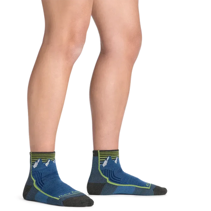 Darn Tough Kids Quest Quarter Lightweight Hiking Socks-Accessories - Socks - Kids-Darn Tough-Appalachian Outfitters