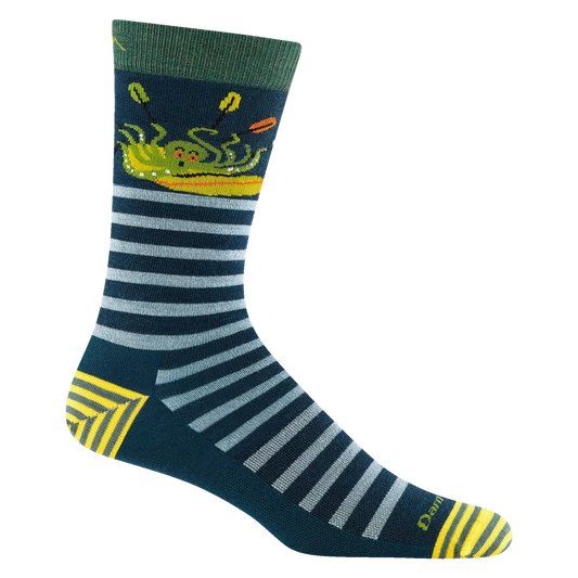 Darn Tough Men's Animal Haus Crew Lightweight-Accessories - Socks - Women's-Darn Tough-Dark Teal-L-Appalachian Outfitters