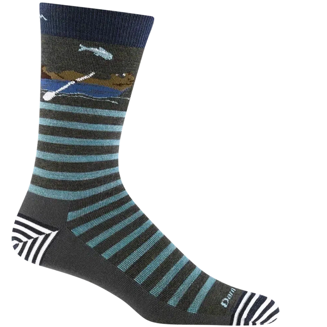 Men's Animal Haus Crew Lightweight-Accessories - Socks - Women's-Darn Tough-Forest-M-Appalachian Outfitters