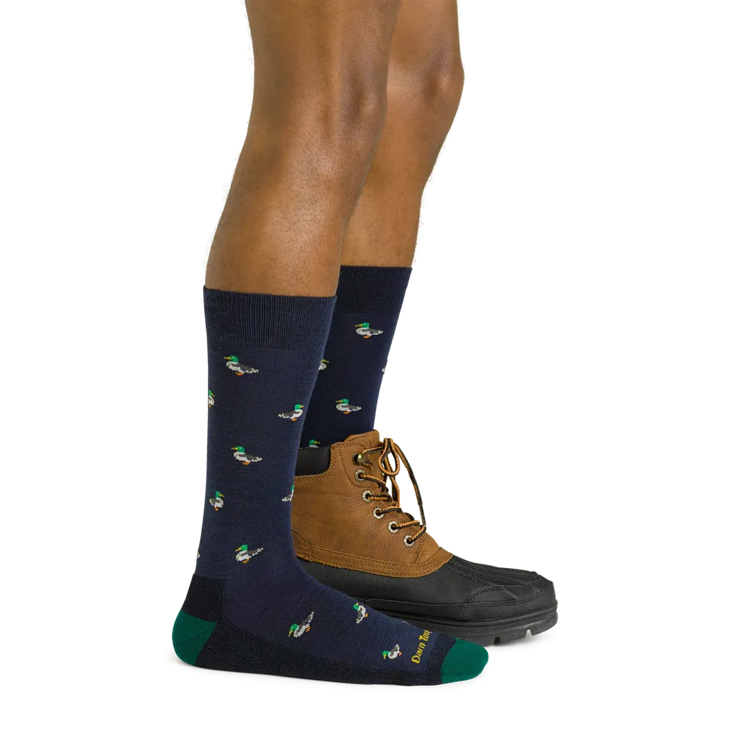 Darn Tough Men's Duck Duck Moose Crew Lightweight with Cushion-Accessories - Socks - Men's-Darn Tough-Appalachian Outfitters