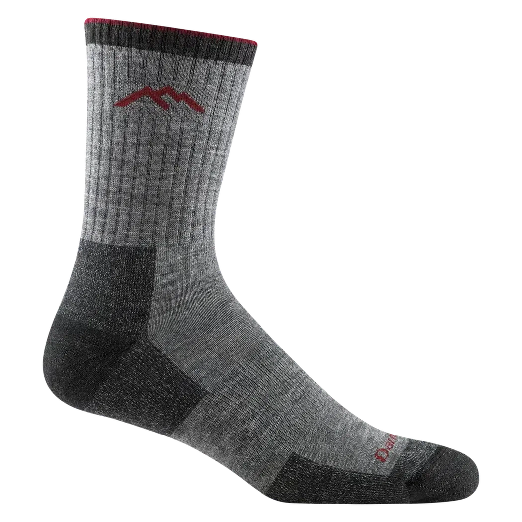 Darn Tough Men's Hiker Micro Crew Midweight with Cushion-Accessories - Socks - Men's-Darn Tough-Charcoal-M-Appalachian Outfitters