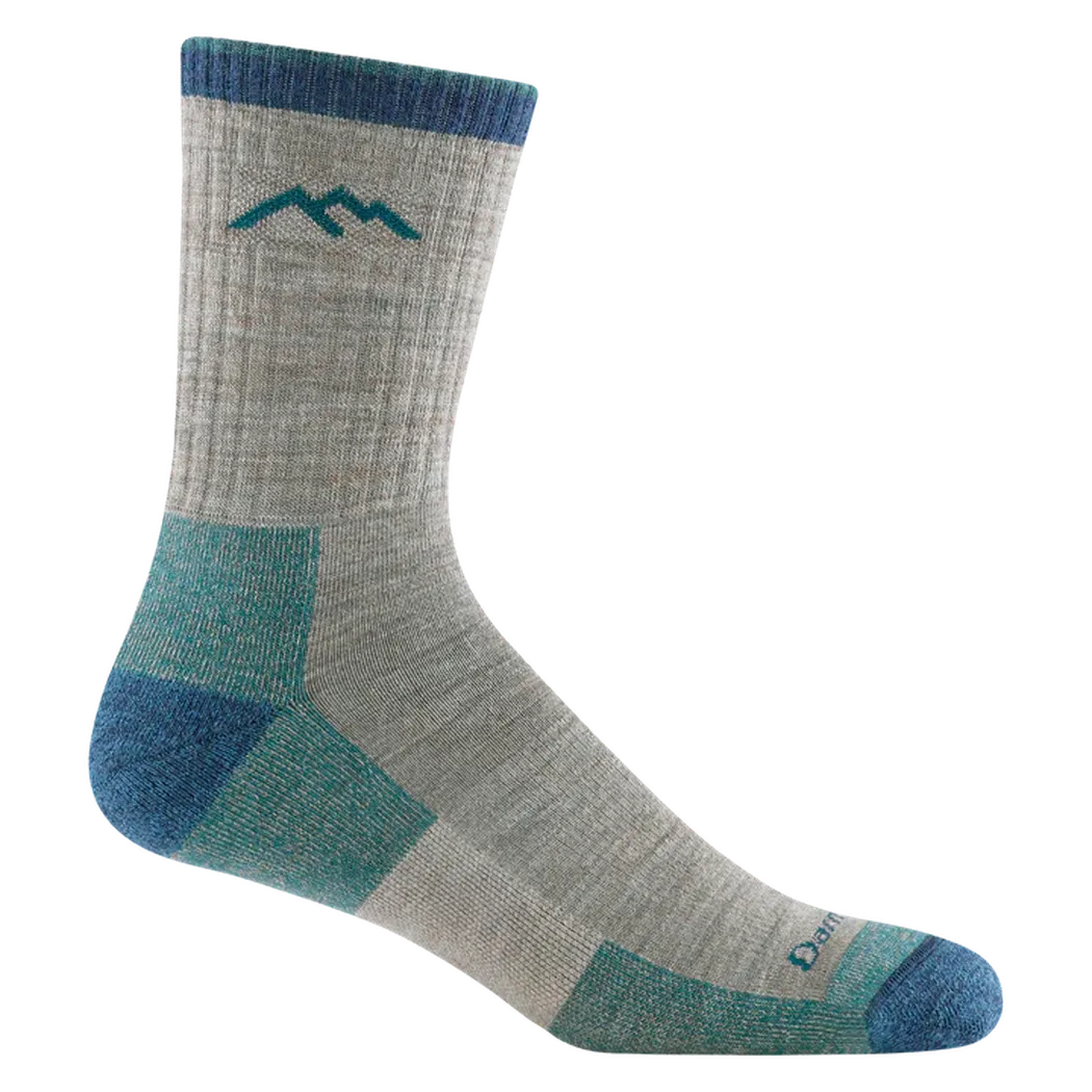 Darn Tough Men's Hiker Micro Crew Midweight with Cushion-Accessories - Socks - Men's-Darn Tough-Rye-M-Appalachian Outfitters