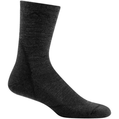 Men's Light Hiker Micro Crew Lightweight with Cushion-Accessories - Socks - Men's-Darn Tough-Black-M-Appalachian Outfitters