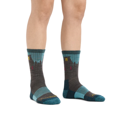 Darn Tough Women's Bear Town Micro Crew Lightweight with Cushion-Accessories - Socks - Women's-Darn Tough-Appalachian Outfitters