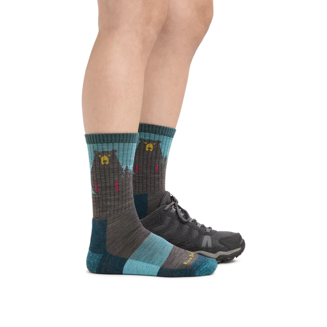 Darn Tough Women's Bear Town Micro Crew Lightweight with Cushion-Accessories - Socks - Women's-Darn Tough-Appalachian Outfitters