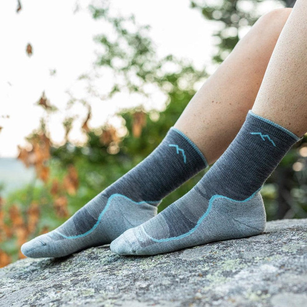 Women's Light Hiker Micro Crew Lightweight with Cushion-Accessories - Socks - Women's-Darn Tough-Appalachian Outfitters