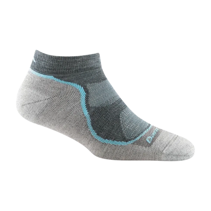 Darn Tough Women's Light Hiker No Show Lightweight with Cushion-Accessories - Socks - Women's-Darn Tough-Slate-S-Appalachian Outfitters