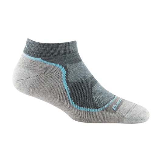 Darn Tough Women's Light Hiker No Show Lightweight with Cushion-Accessories - Socks - Women's-Darn Tough-Slate-S-Appalachian Outfitters