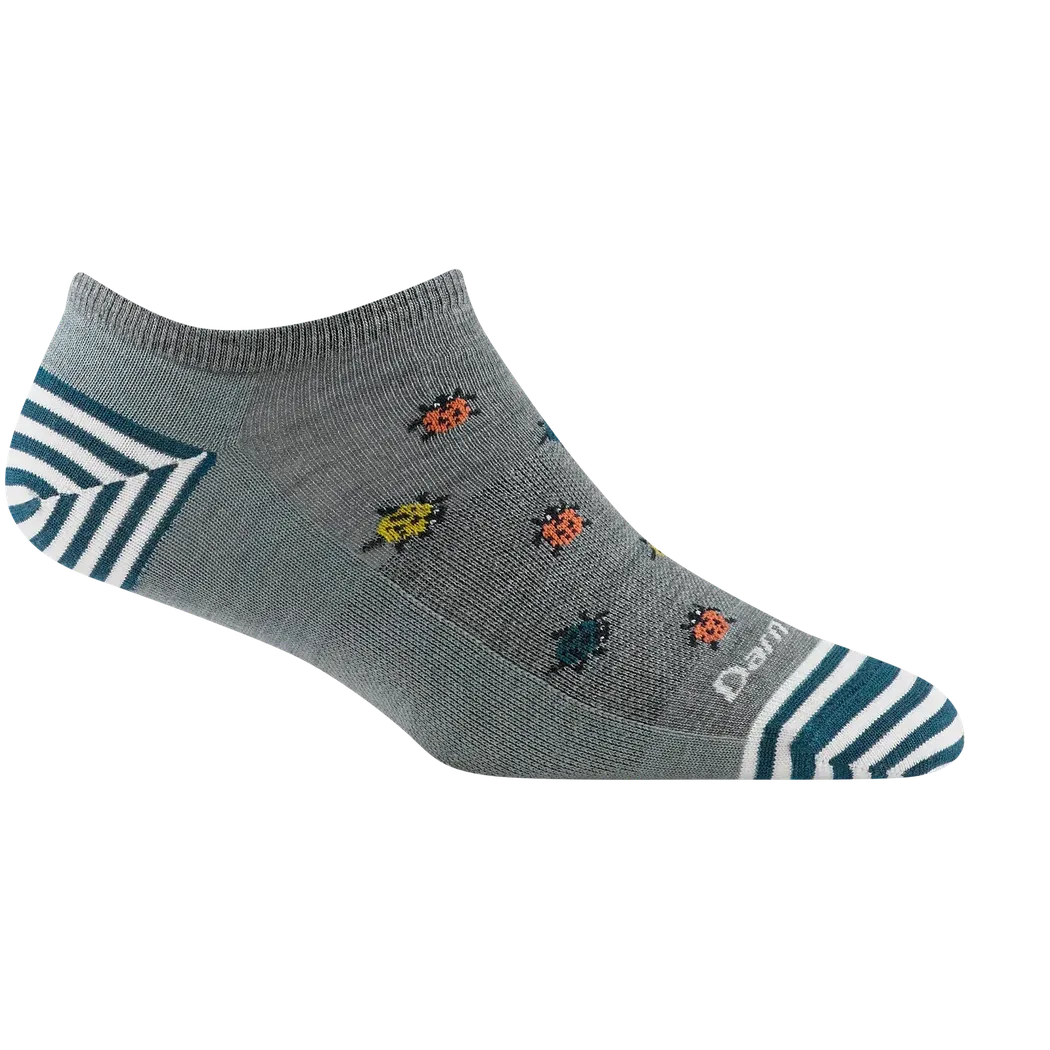 Darn Tough Women's Lucky Lady No Show Lightweight Lifestyle Sock-Accessories - Socks - Men's-Darn Tough-Seafaom-S-Appalachian Outfitters