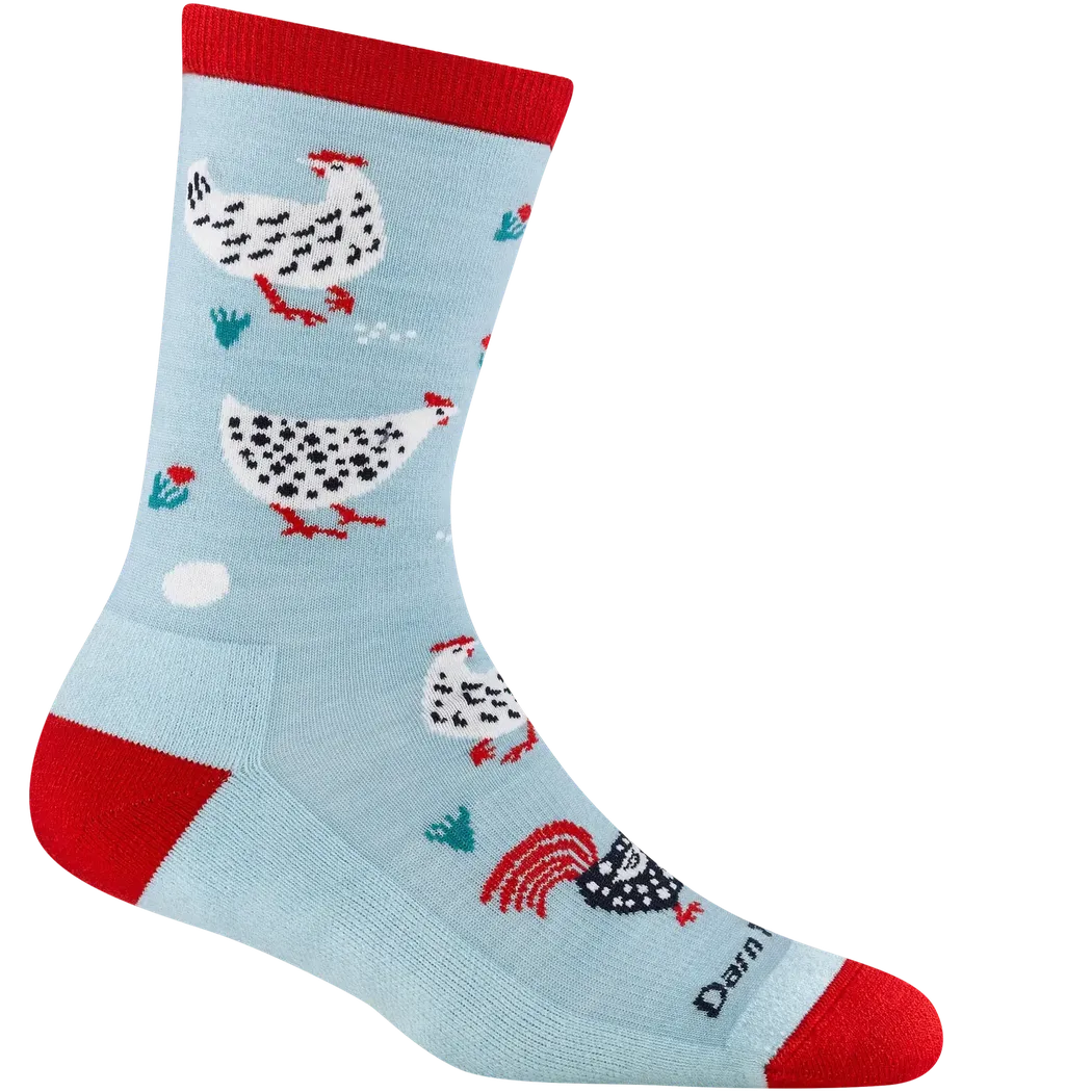 Darn Tough Women's Mother Clucker Crew Lightweight Lifestyle Sock-Accessories - Socks - Men's-Darn Tough-Skylight-S-Appalachian Outfitters