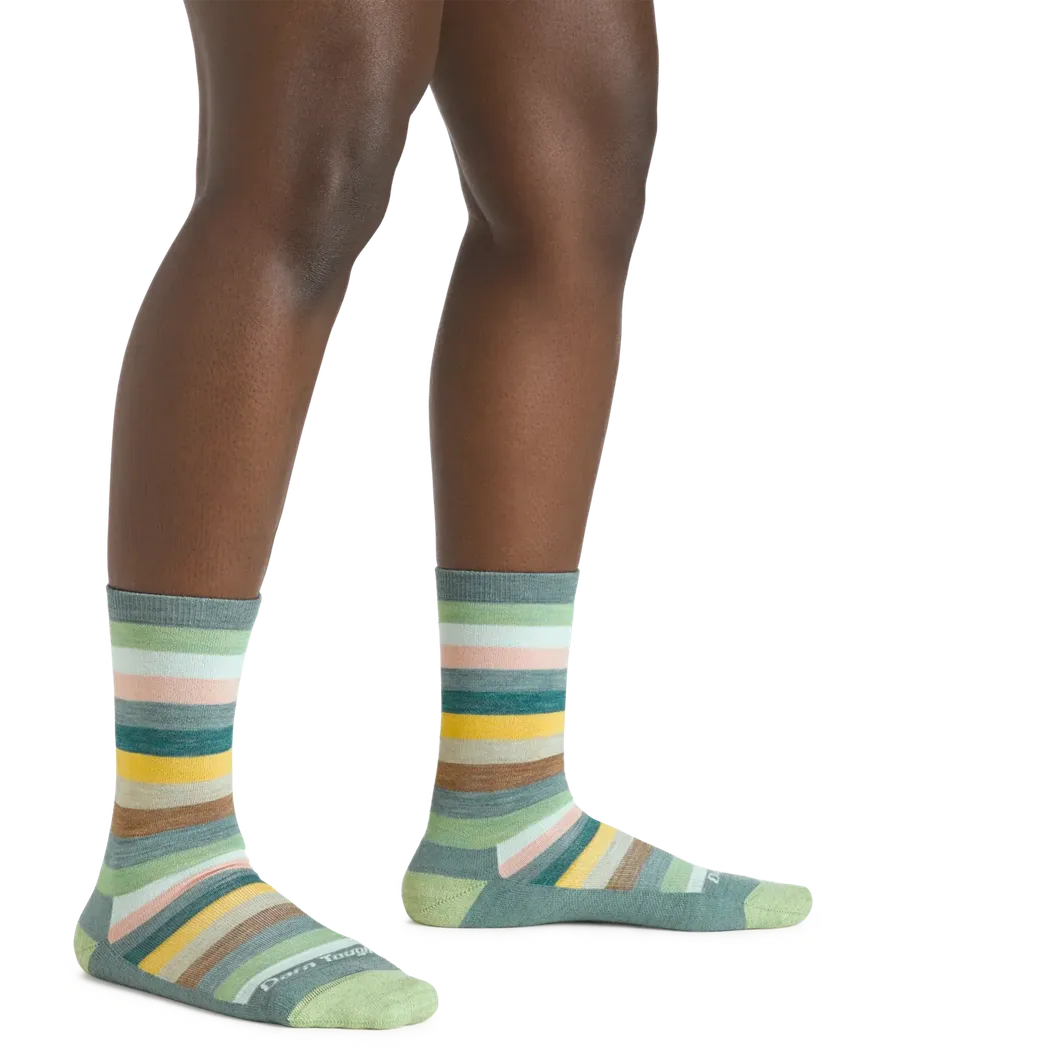 Darn Tough Women's Mystic Stripe Crew Lightweight Lifestyle Sock-Accessories - Socks - Women's-Darn Tough-Appalachian Outfitters