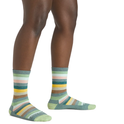 Darn Tough Women's Mystic Stripe Crew Lightweight Lifestyle Sock-Accessories - Socks - Women's-Darn Tough-Appalachian Outfitters