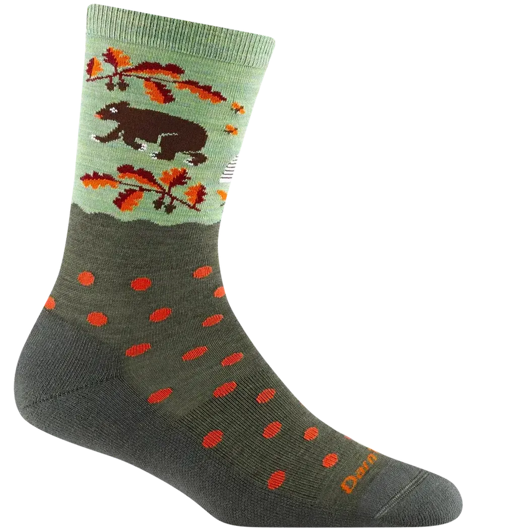 Darn Tough Women's Wild Life Crew Lightweight with Cushion-Accessories - Socks - Women's-Darn Tough-Appalachian Outfitters
