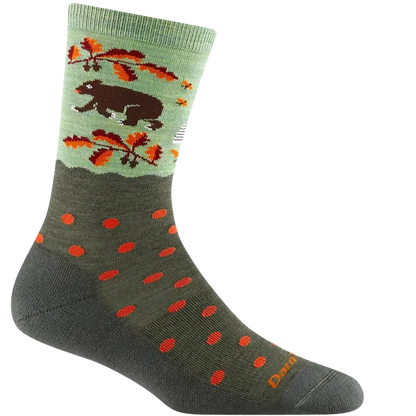 Darn Tough Women's Wild Life Crew Lightweight with Cushion-Accessories - Socks - Women's-Darn Tough-Appalachian Outfitters