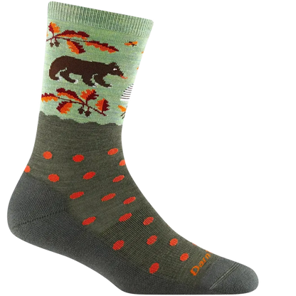 Darn Tough Women's Wild Life Crew Lightweight with Cushion-Accessories - Socks - Women's-Darn Tough-Appalachian Outfitters