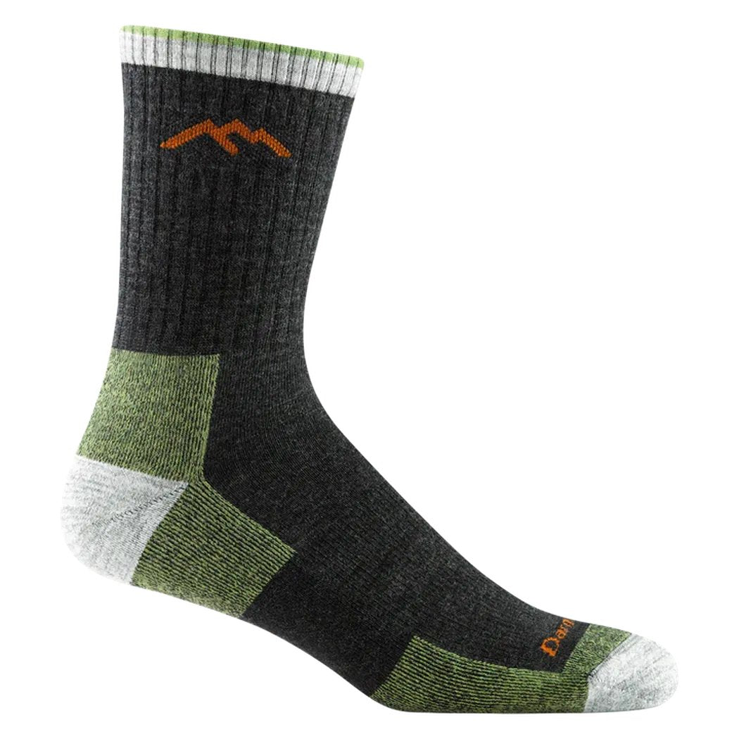 Darn Tough Men's Hiker Micro Crew Midweight with Cushion-Accessories - Socks - Men's-Lime-M-Appalachian Outfitters
