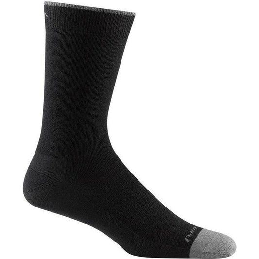 Darn Tough Men's Solid Crew Lightweight-Accessories - Socks - Men's-Black-L-Appalachian Outfitters