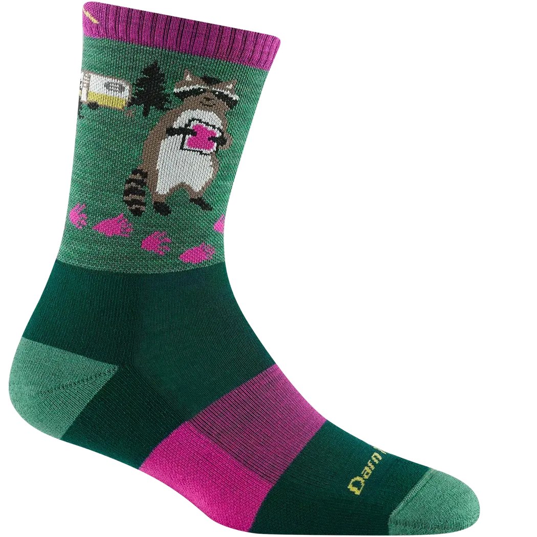 Darn Tough Women's Critter Club Micro Crew Lightweight with Cushion-Accessories - Socks - Women's-Moss-S-Appalachian Outfitters