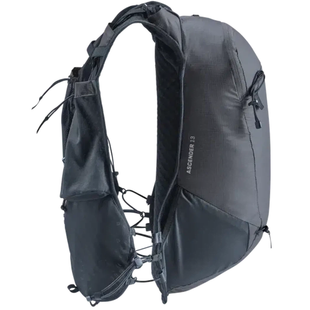 Deuter Ascender 13 w/ (2) 500 ml Flask-Camping - Backpacks - Daypacks-Deuter-Black-Appalachian Outfitters