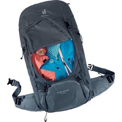 Deuter Futura Air Trek 45 + 10 SL-Camping - Backpacks - Backpacking-Deuter-Black Graphite-Appalachian Outfitters