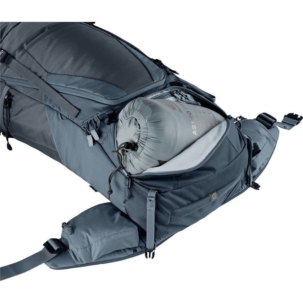 Deuter Futura Air Trek 45 + 10 SL-Camping - Backpacks - Backpacking-Deuter-Black Graphite-Appalachian Outfitters