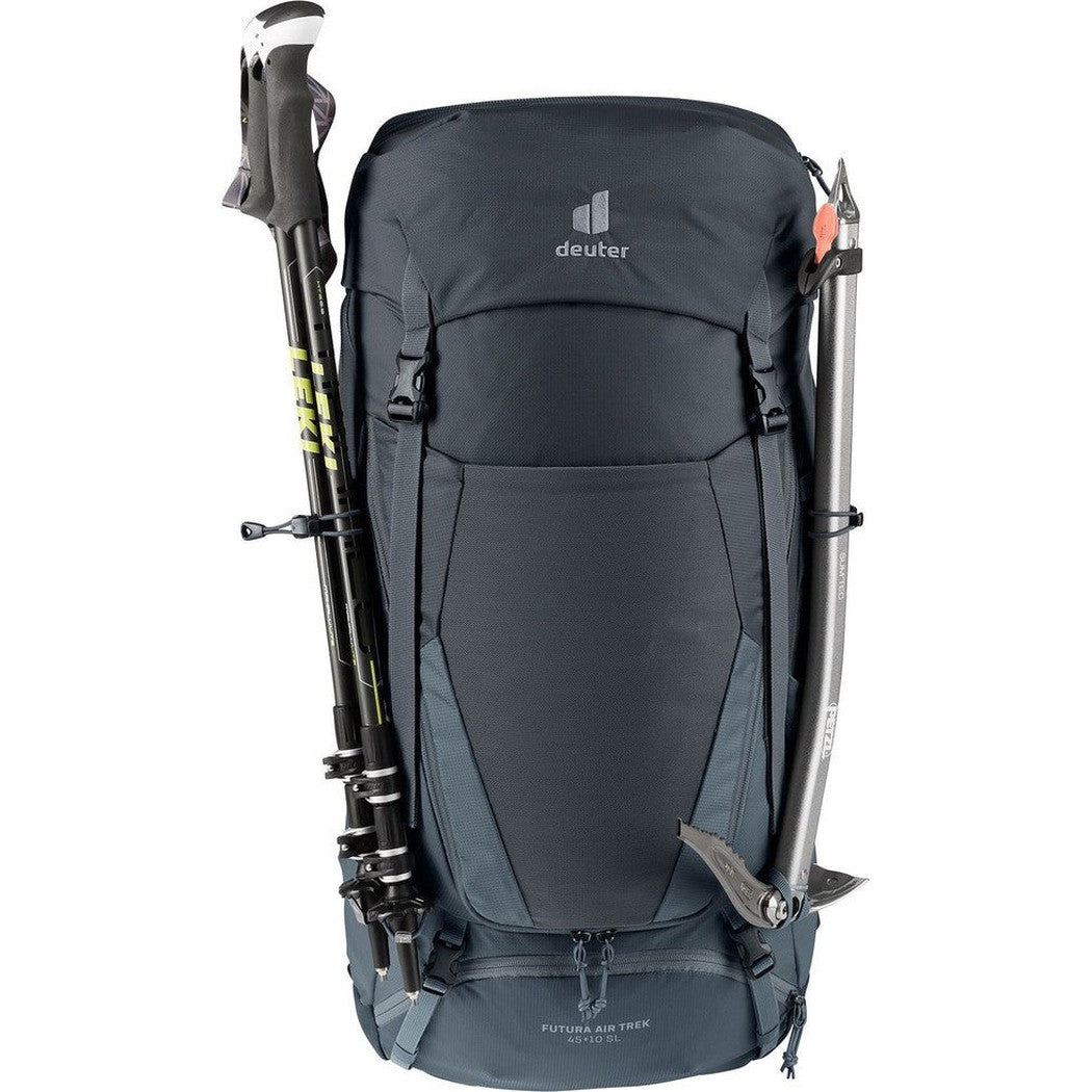 Deuter Futura Air Trek 45 + 10 SL-Camping - Backpacks - Backpacking-Deuter-Black Graphite-Appalachian Outfitters